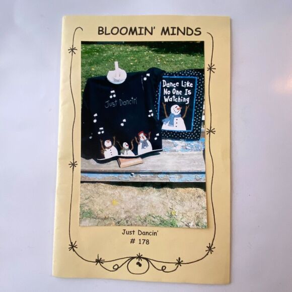 Bloomin Minds 178 Just Dancin Pattern Top Wall Hanging 17"x23" Sewing Craft - Picture 2 of 5